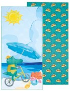 Παιδική Πετσέτα Θαλάσσης Microfiber 2 Όψεων (70x140) Kentia Versus Float 256