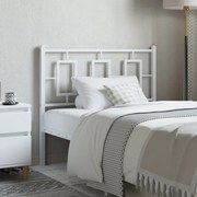 vidaXL Κεφαλάρι Λευκό 100 εκ. Μεταλλικό