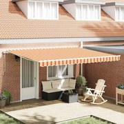 vidaXL Σκηνίτσα Αναδιπλούμενη 450 x 300 εκ κίτρινο και πορτοκαλί