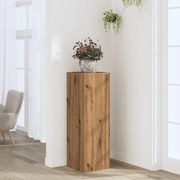 vidaXL Βάσεις Φυτών Αρτισιανή Δρυς 33x33x100 εκ. Επεξ. Ξύλο
