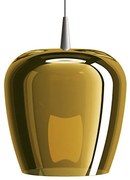 Κρεμαστό Φωτιστικό Οροφής LED 8W Ασημί Βάση IP40 Φ27cm 2700K Dimmable Bilia Zafferano-LBA2003-Χρυσό LBA2003