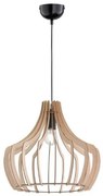Κρεμαστό Φωτιστικό Οροφής ξύλινο R30253830 Wood Trio Lighting-R30253830-Καφέ R30253830