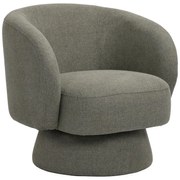 Πολυθρόνα περιστρεφόμενη Kreslo ύφασμα σε πράσινη απόχρωση 78x81x77εκ 78x81x77 εκ.