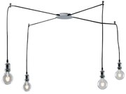 Φωτιστικό Οροφής Κρεμαστό I-Groove-S4 CR E27 250x16cm Chrome Luce Ambiente Design