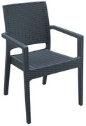 Siesta   Ibiza/P Dark Grey* Armchair  metax-01-00-0628 διάστ.59.0000 x 58.0000 x 87.0000