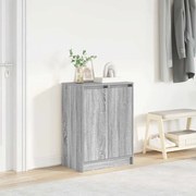 vidaXL Παπουτσοθήκη Γκρι Sonoma 57x34x76 εκ. από Επεξεργ. Ξύλο