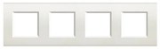 Πλαίσιο 4 x 2 Θέσεων Λευκό Bticino LNA4802M4BI Legrand-LNA4802M4BI-Λευκό LNA4802M4BI