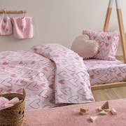 Σεντόνια Μονά (Σετ) Palamaiki My Kingdom MK773 Ροζ Με Λάστιχο 100x200+30