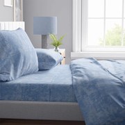Παπλωματοθήκη Shadow 14 Sky Blue DimCol Μονό 160x240cm Βαμβάκι-Πολυέστερ