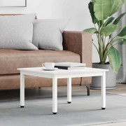 vidaXL Τραπεζάκι σαλονιού Λευκό 60 x 60 x 36 cm Στερεά ξυλεία πεύκου