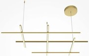 Κρεμαστό Φωτιστικό Οροφής LED 80W Χρυσό Radiance MOD278PL-L86G3K Maytoni MOD278PL-L86G3K Χρυσό