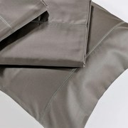 Ζεύγος Μαξιλαροθήκες Με Φάσα (52x75) Down Town S250 Μπεζ