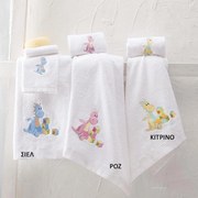 Βρεφικές Πετσέτες (Σετ 2τμχ) Rythmos Baby Willy 500gsm Λευκό