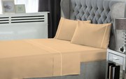 Σετ Σεντόνια Polycotton Μονά 170x270εκ. Sand Le Blanc 7005943-14