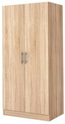 Ντουλάπα Δίφυλλη Smart 80x181x52cm Oak Sonoma - GRA704