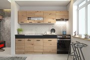 ALINA 240 - ARTISAN OAK/BLACK MATT DIOMMI V-PL-K-ALINA 240-ARTISAN/CZARNY