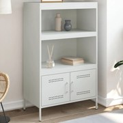 Ραφιέρα Λευκή 68x39x113 εκ. από Ατσάλι 842975
