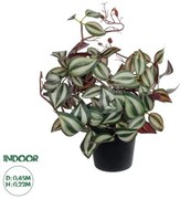 Διακοσμητικό Φυτό Ζεμπρίνα Artificial Garden 20961 Globostar 20961