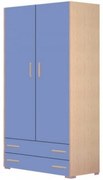 Ντουλάπα Παιδική Δίφυλλη Νο.2 105x180x50cm Blue  SARRIS812351