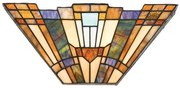 Απλίκα Φωτιστικό Τοίχου 2xE14 Μπρονζέ  Tiffany  Inglenook QZ-INGLENOOK-WU Elstead Lighting-QZ-INGLENOOK-WU-Μπρονζέ QZ-INGLENOOK-WU