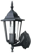 Φωτιστικό Τοίχου - Απλίκα Up Milano LANT-MILANO/AP1A 1xE27 60W 20,8x17x36cm Black Intec