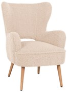 ΜΠΕΡΖΕΡΑ ΠΟΛΥΘΡΟΝΑ MYLIE ΛΕΥΚΟ ΜΠΟΥΚΛΕ HM8394.23 66x76x90Υ εκ.