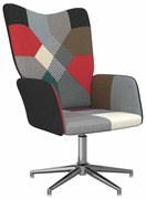 vidaXL Πολυθρόνα Relax Σχέδιο Patchwork Υφασμάτινη