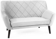 SOFA KIER 2 VELVET J. SZARY BLUVEL 03 / WENGE DIOMMI-80-2803