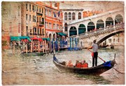 Πίνακας σε Καμβά-Πόλη VENEZIA GONDOLA  SEGE-747F,50x70