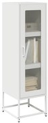 vidaXL Highboard Λευκό 36x39x123 cm από χάλυβα ψυχρής έλασης