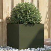 Ζαρντινιέρα Λαδί 49x47x46 εκ. από Χάλυβα