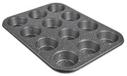 Φόρμα Muffin 12 Θέσεων Αντικολλητική Χάλυβα Estia 36x27x3εκ. 01-5276