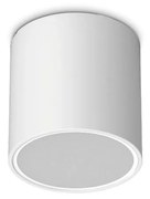 Φωτιστικό Οροφής - Πλαφονιέρα Techo Round 342689 GU10 20W 15x15,3cm White Ideal Lux