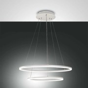 Φωτιστικό Οροφής Led Giotto 3508-45-102 White Fabas Luce Μέταλλο, Μεθακρυλικό