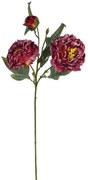 Τεχνητό Λουλούδι Παιώνια 00-10000-9 71cm Red Marhome Πλαστικό, Ύφασμα