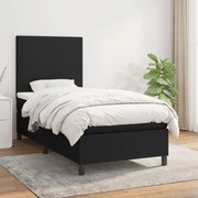 ΚΡΕΒΑΤΙ BOXSPRING ΜΕ ΣΤΡΩΜΑ ΜΑΥΡΟ 80 X 200 ΕΚ. ΥΦΑΣΜΑΤΙΝΟ 3141571