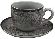 Φλυτζάνια Καφέ (Σετ 6Τμχ) PR18274610 90ml Grey Oriana Ferelli® Porcelain