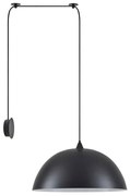 Φωτιστικό Τοίχου Adept 77-8890 80x50x35cm 1xE27 60W Black Homelighting