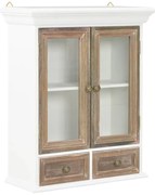 vidaXL Ντουλάπι Τοίχου Λευκό 49 x 22 x 59 εκ. από Επεξεργασμένο Ξύλο