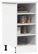vidaXL Ντουλάπι κάτω Riga μέρος Λευκό 40x44,5x81,5 cm