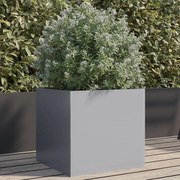 vidaXL Ζαρντινιέρα Ασημί 32 x 30 x 29 εκ. από Γαλβανισμένο Χάλυβα