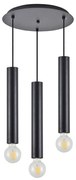 Φωτιστικό Οροφής Adept Tube 77-8672 35x35x300cm 3xE27/GU10 60W Black Homelighting