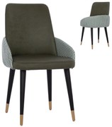 ΚΑΡΕΚΛΑ MARIPOSA ΑΠΟ ΚΥΠΑΡΙΣΣΙ NUBUK ΥΦΑΣΜΑ ΜΕ ΞΥΛΙΝΑ ΠΟΔΙΑ 57x59x90Υ εκ. 4αδα