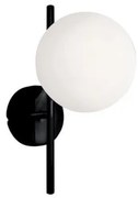 Απλίκα Φωτιστικό Τοίχου Λευκό-Μαύρο Floris 4260100 Viokef-4260100-Μαύρο-Λευκό 4260100