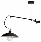 Φωτιστικό Τοίχου - Απλίκα I-Eldorado-AP-NER E27 128x83x30cm Black Luce Ambiente Design