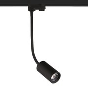 BLACK LED TRACK LIGHT 10W 4000K 4WIRES 24° 900LM 230V Ra80 ACA OLIV1040B4