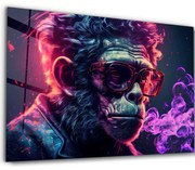 Πίνακας Γυάλινος 672BRS5661 55x35cm Multi Wallity Οριζόντιοι Γυαλί