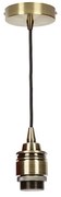 Φωτιστικό Οροφής VK/03050/ABS 5,6x8cm 1xΕ27 60W Gold VKLed