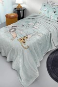 ΚΟΥΒΕΡΤΑ ULTRA SOFT ZOOTOPIA AQUA GREY 160X220 - Guy Laroche