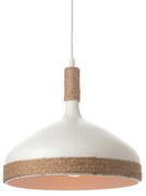 Φωτιστικό Οροφής Vintage KS182630RW White Σχοινί,Μέταλλο